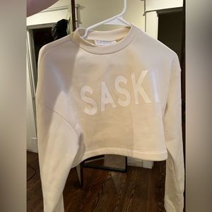 SASKI cropped sweatshirt